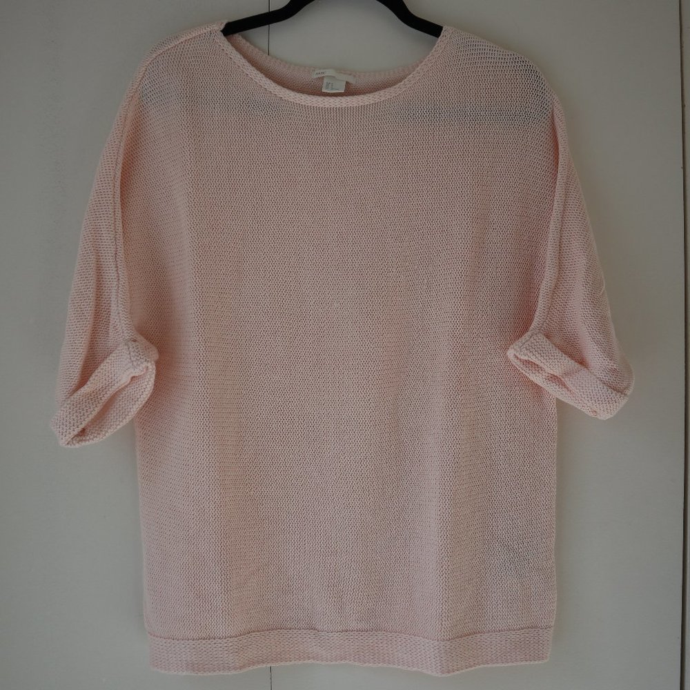 H&M pale apricot loose fit sweater